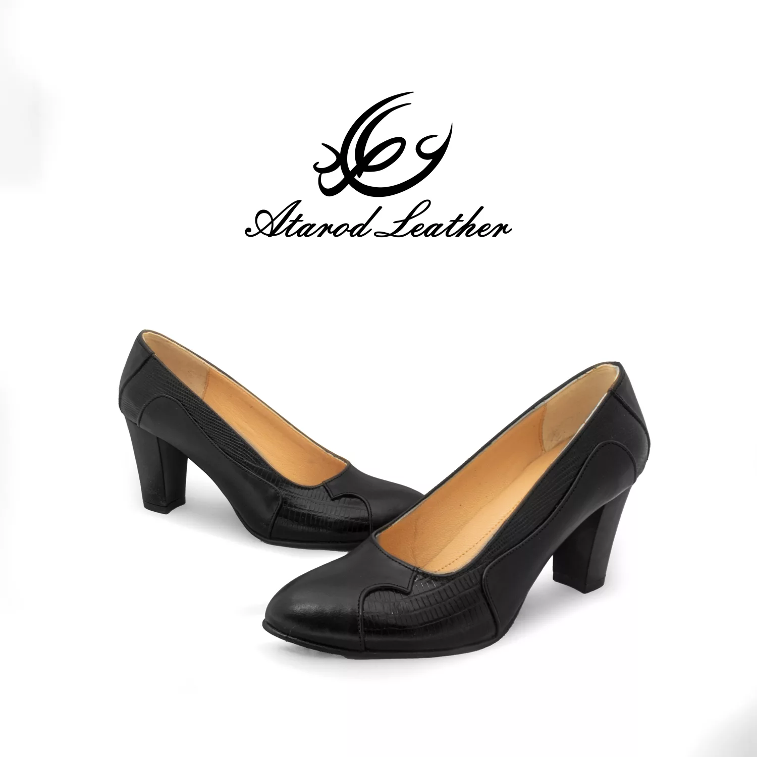 کفش زنانه چرم عطارد مدل چرم طبیعی کد SH290