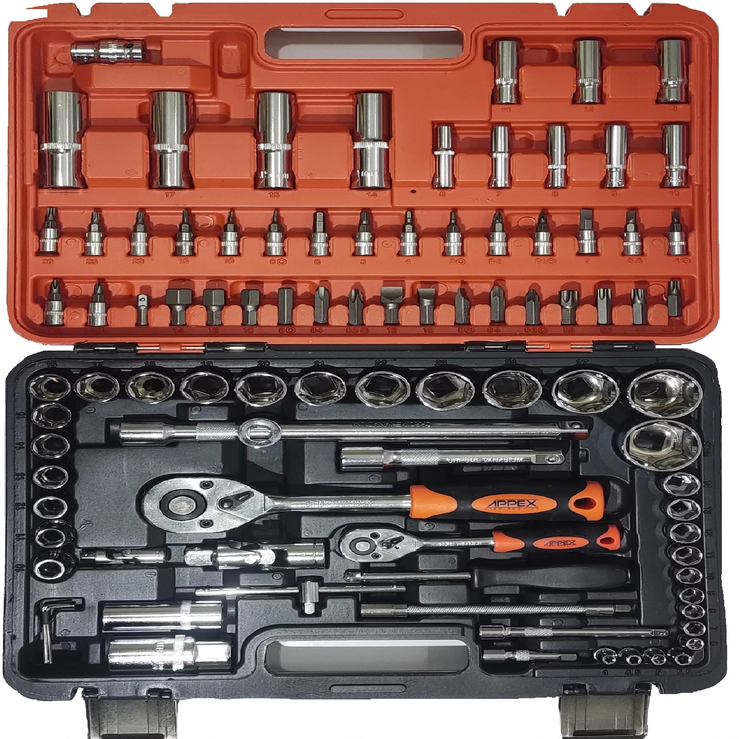 آچار بکس اپکس مدل APX-1594 مجموعه 94 عددی
