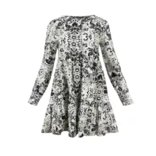 پیراهن یقه گرد زنانه سرژه مدل 206429