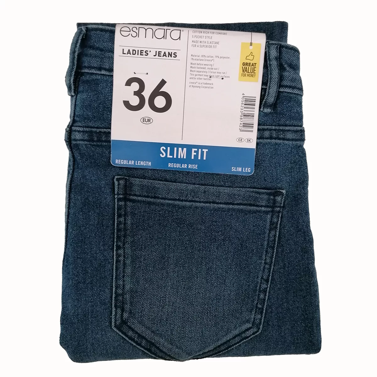 شلوار جین زنانه اسمارا مدل 9537648