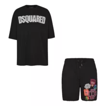 ست تی شرت آستین کوتاه و شلوارک راحتی مردانه مدل DS548