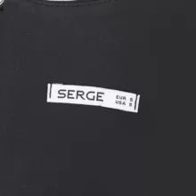 پیراهن یقه گرد زنانه سرژه مدل 203531 رنگ مشکی رنگ مشکی