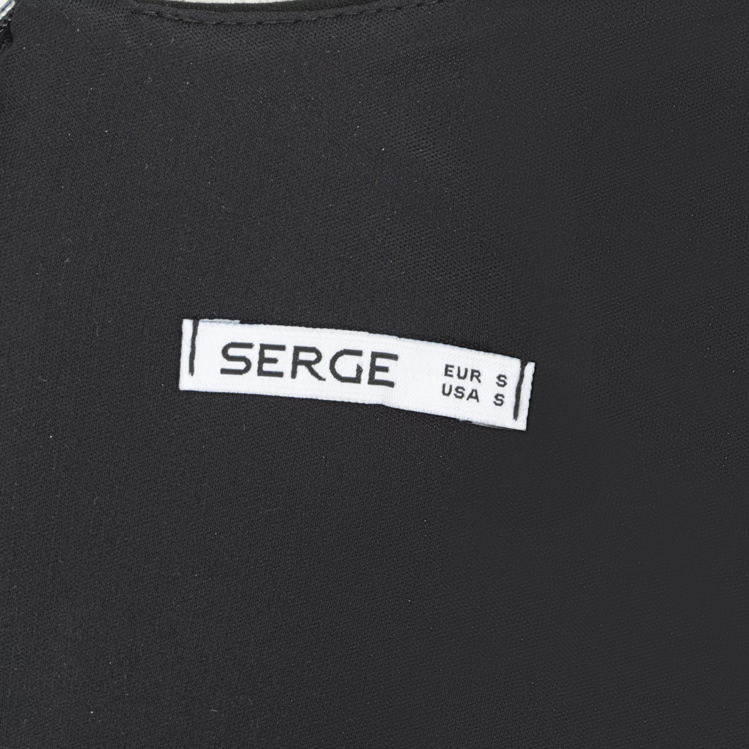 پیراهن یقه گرد زنانه سرژه مدل 203531 رنگ مشکی رنگ مشکی