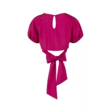 بلوز آستین کوتاه یقه گرد زنانه سرژه مدل 204663