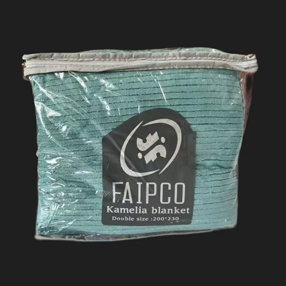 پتو مسافرتی مدل ژله ای خطی سایز 200x160 سانتی متر