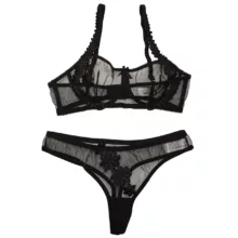 ست شورت و سوتین زنانه مکسوریا مدل شیشه ای