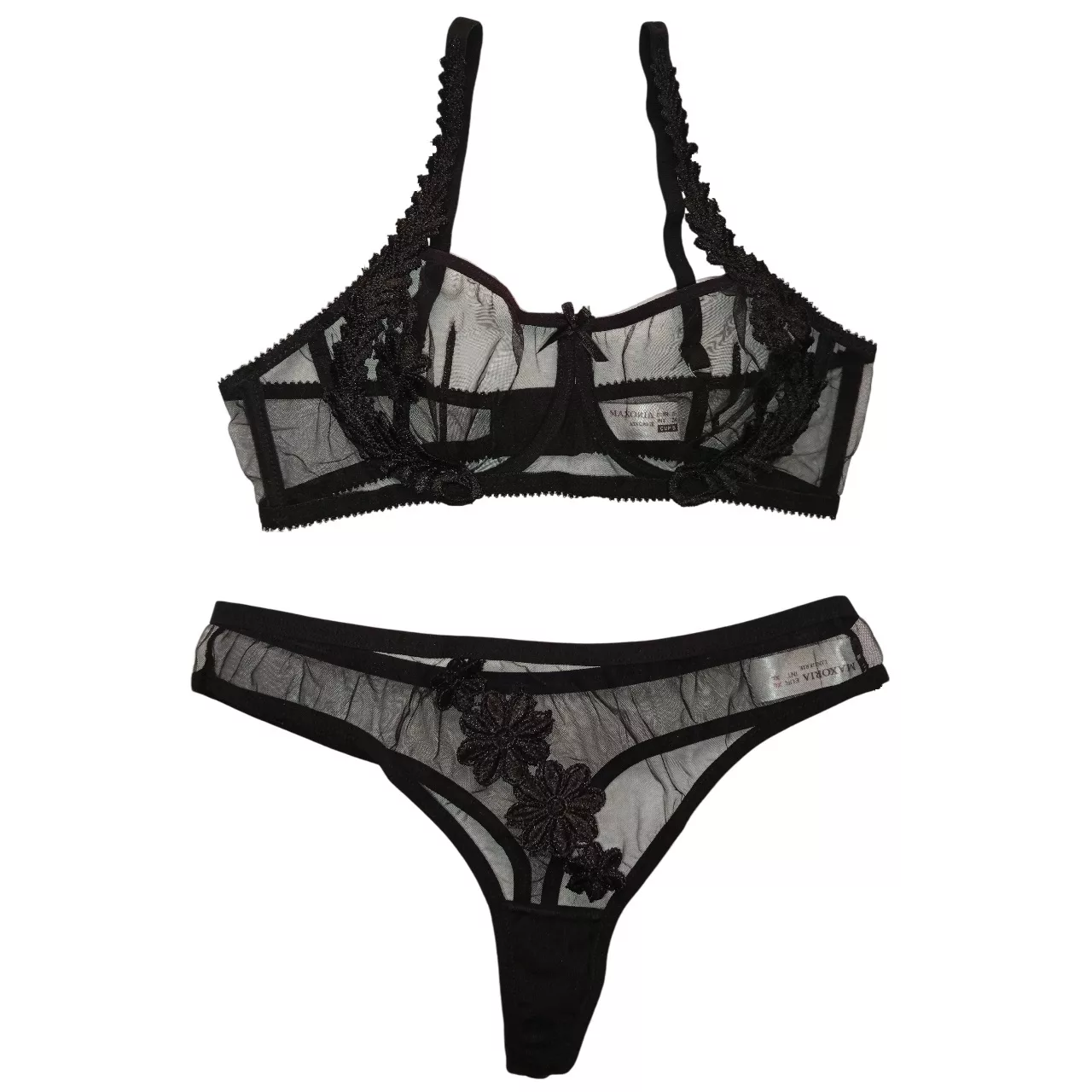 ست شورت و سوتین زنانه مکسوریا مدل شیشه ای