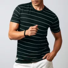 تی شرت آستین کوتاه مردانه باینت مدل 767-3 رنگ سبز