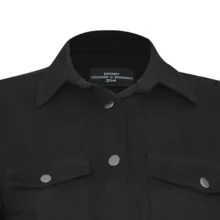 پیراهن یقه برگردان زنانه سوپردرای مدل W18S50101C رنگ مشکی