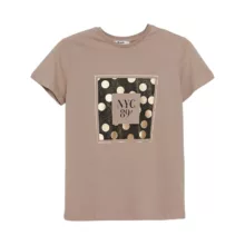 تی شرت آستین کوتاه زنانه ال سی وایکیکی مدل فیت اسلیم سوپرپنبه