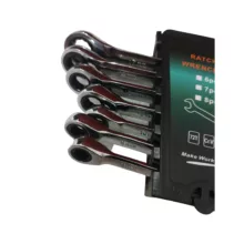 آچار یکسر تخت و یکسر رینگی جغجغه ای مدل RATCHET WRENCH مجموعه 7 عددی