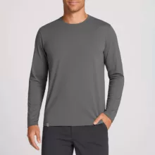 تی شرت آستین بلند مردانه باینت مدل 513-18 رنگ طوسی