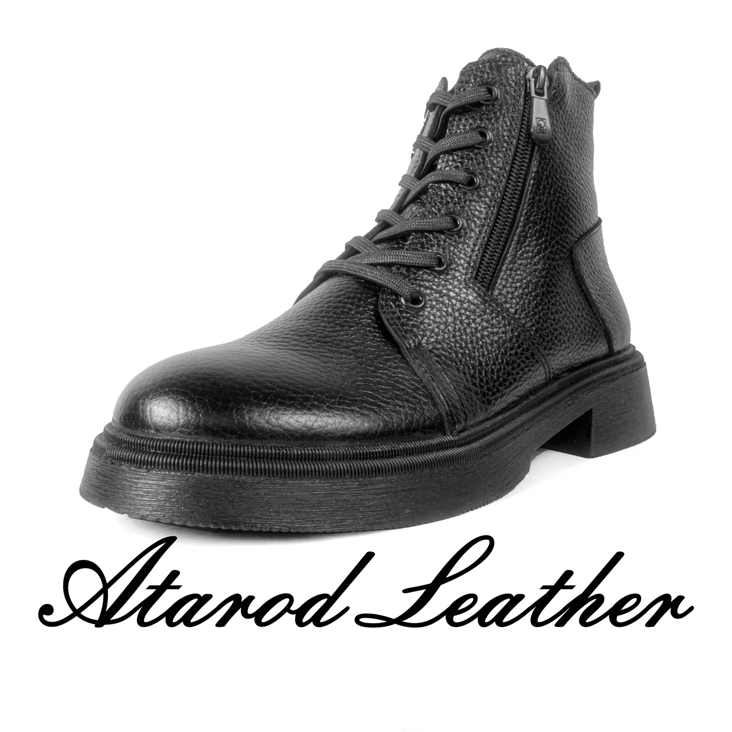 نیم بوت زنانه چرم عطارد مدل چرم طبیعی کد SH264