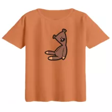 تی‌شرت  اورسایز آستین کوتاه زنانه مدل باکسی طرح مستربین رنگ گلبهی