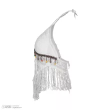 نیم تنه زنانه مدل MR007 رنگ سفید