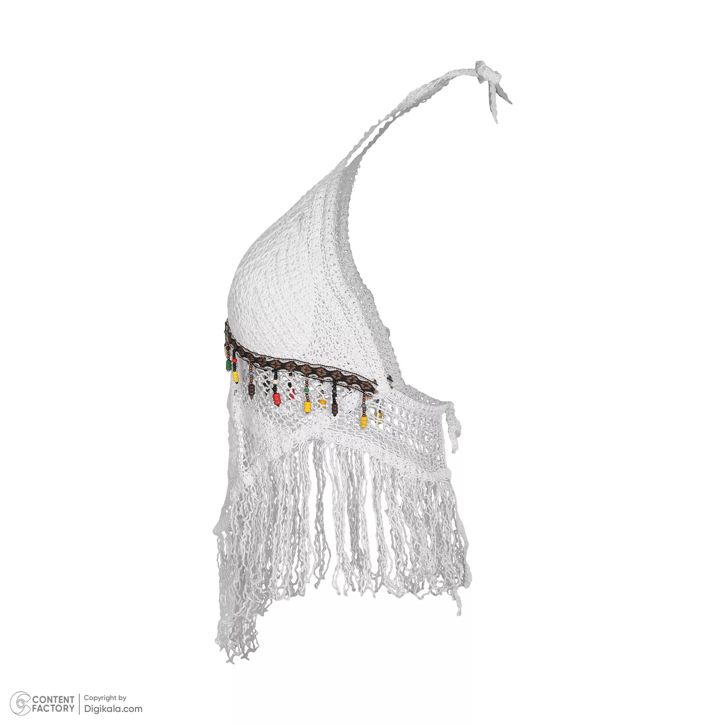 نیم تنه زنانه مدل MR007 رنگ سفید