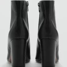 نیم بوت زنانه مانگو مدل POINTED TOE ANKLE BOOTS 2025