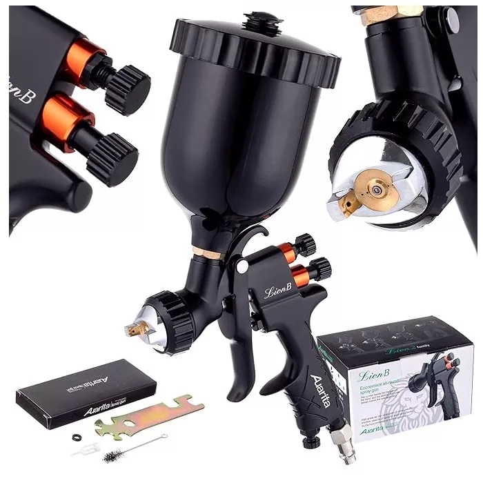 پیستوله رنگ آئوریتا مدل black lion B کد نازل 1/7mm