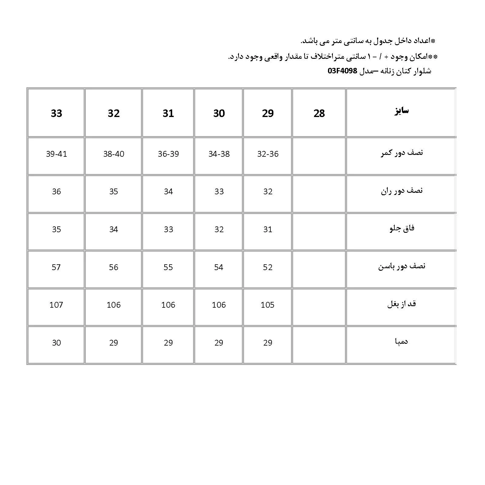 شلوار بگ زنانه پاتن جامه مدل 03F4093 رنگ آبی