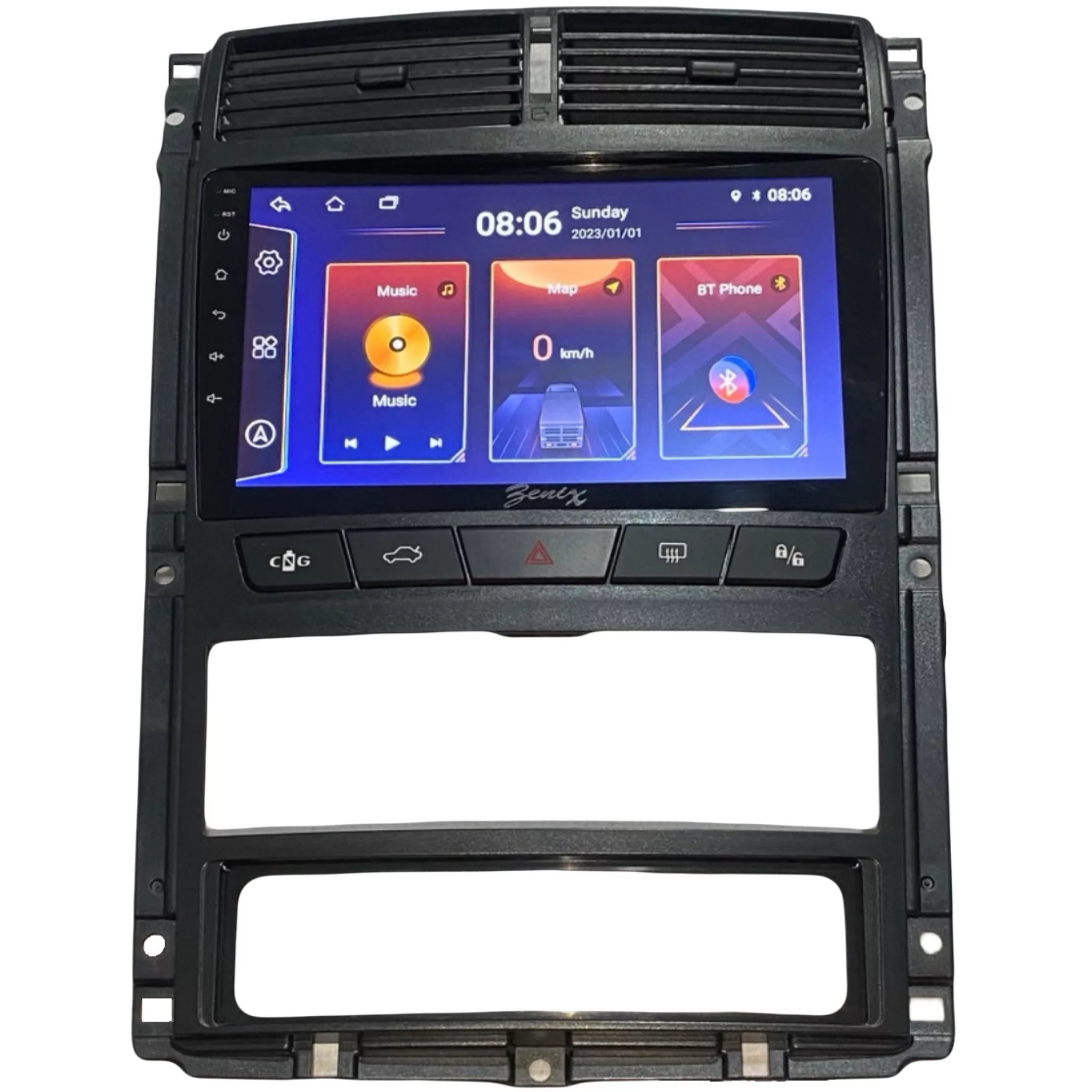 مانیتور خودرو بنیکس کد 0129 مناسب برای پژو پارس