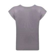 تی شرت آستین کوتاه زنانه افراتین مدل 2619 رنگ طوسی