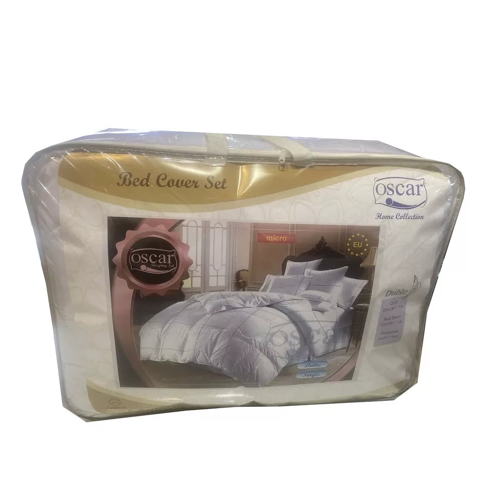 لحاف لایت اسکار مدل هتلی یکنفره سایز 160x220 سانتی متر