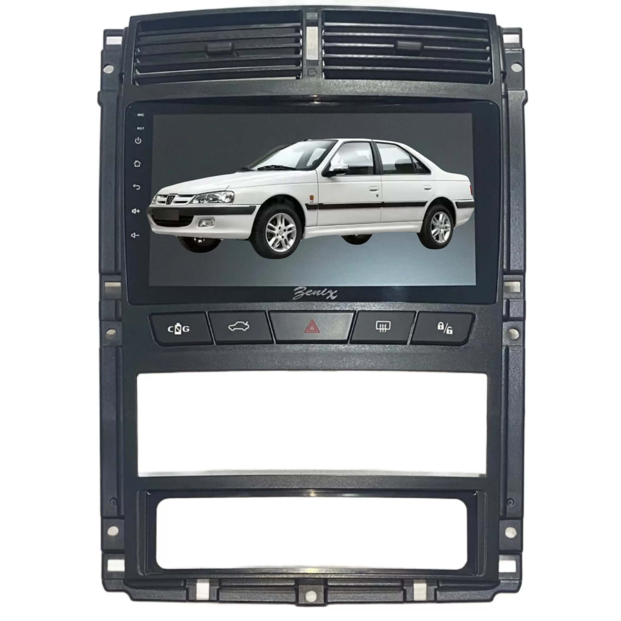 پخش کننده تصویری خودرو بنیکس کد 0168 مناسب برای پژو پارس