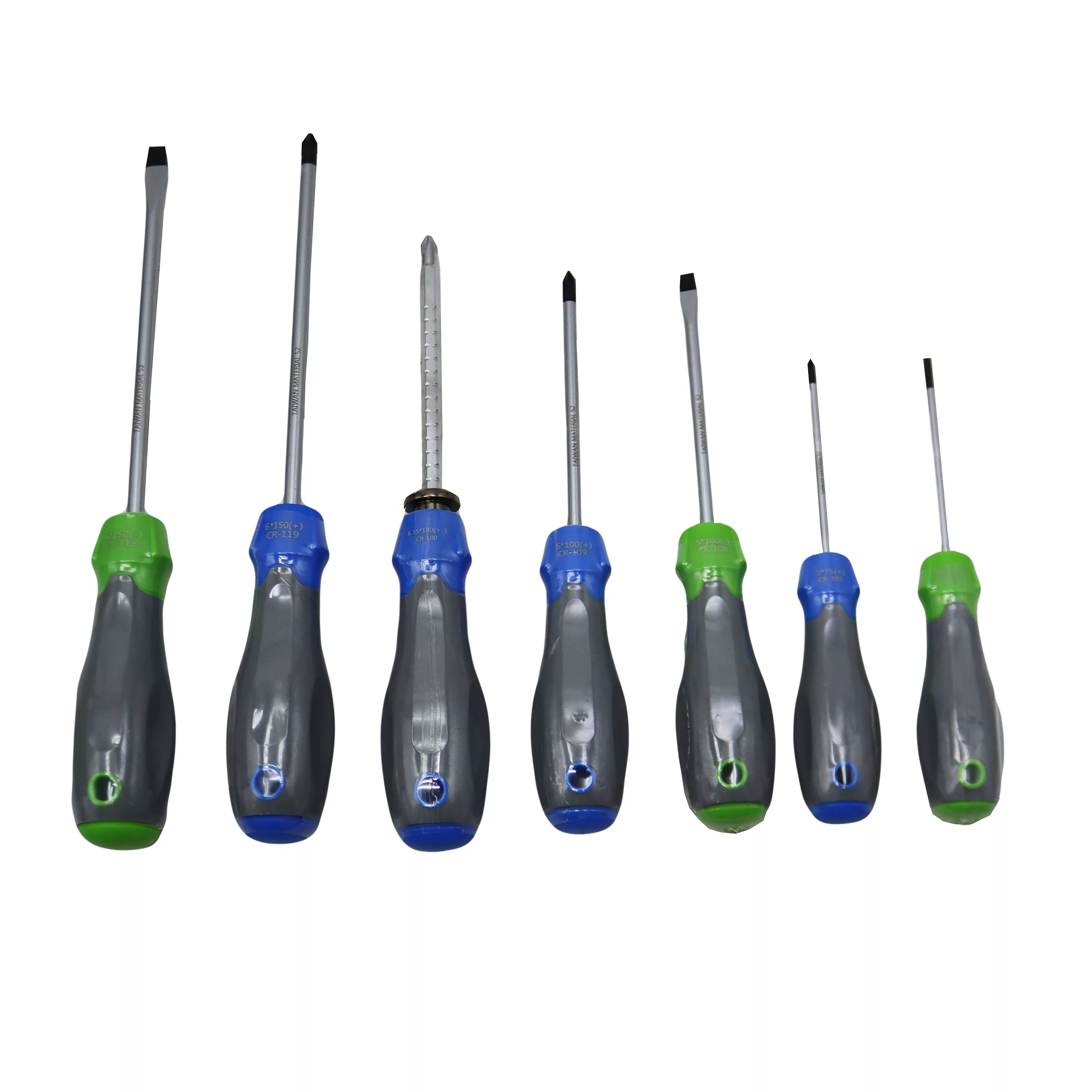 پیچ گوشتی چهارسو و دو سو کراسمن مدل YP-CR-130S2 مجموعه 7 عددی