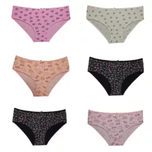 شورت زنانه مدل M-FER_7462 بسته 6 عددی