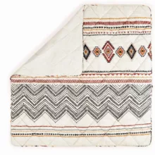 لحاف طرحدار کاتن باکس مدل Velvet Yorgan Felix Bej C.K دونفره سایز 215*195 سانتی متر