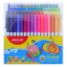 ماژیک رنگ آمیزی 64 رنگ آریا مدل 0064