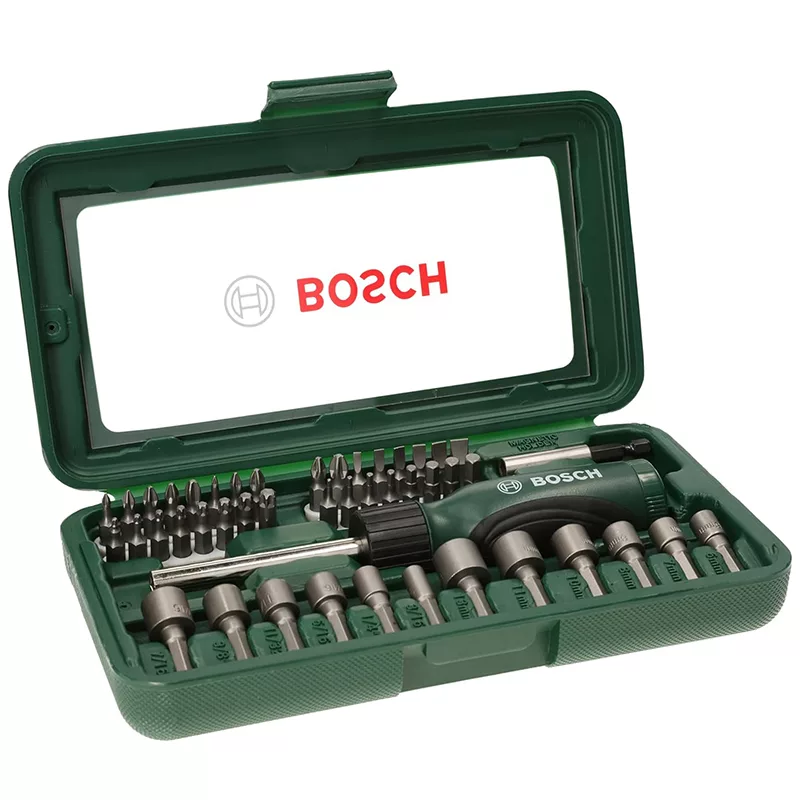 سری پیچ گوشتی بوش مدل BOX 2607019504 - 424 مجموعه 46 عددی