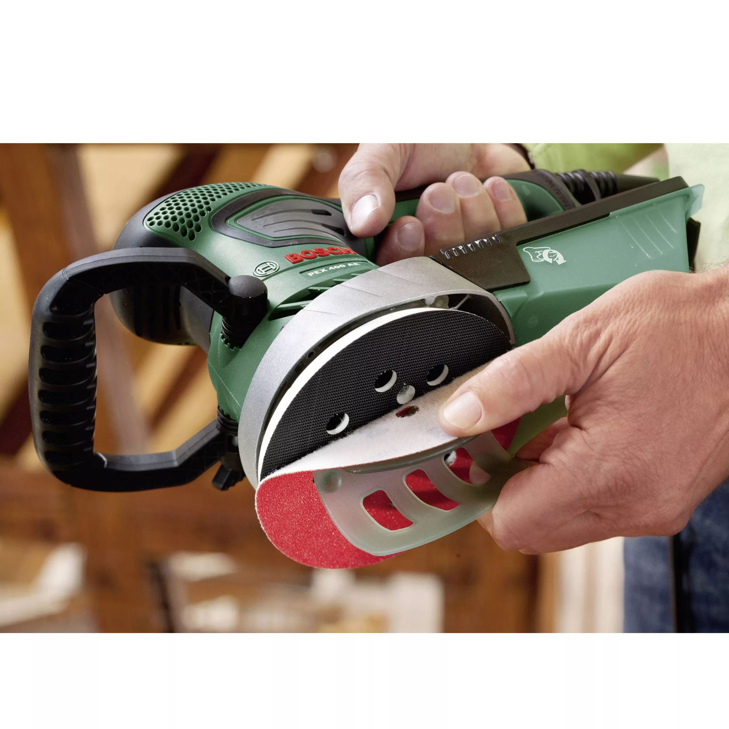 دستگاه سنباده زن بوش مدل PEX 400 AE + 30 Extra