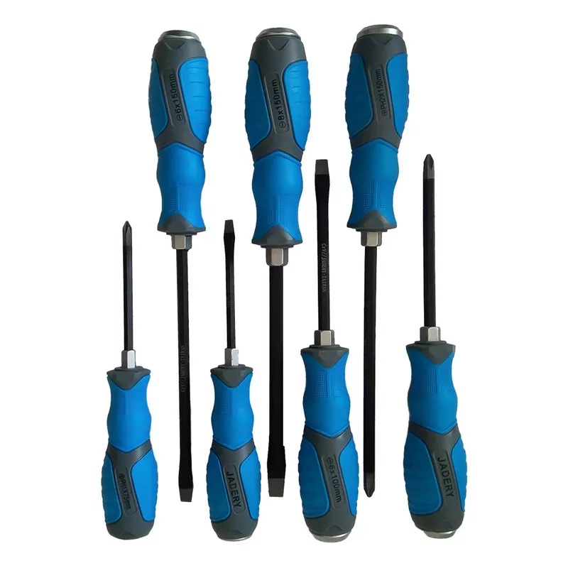 پیچ گوشتی جادری مدل- SMT-7pcs-jadery -go through screwdriverset-taiwan بسته 7 عددی