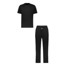 ست تی شرت آستین کوتاه و شلوار راحتی مردانه کد 202406