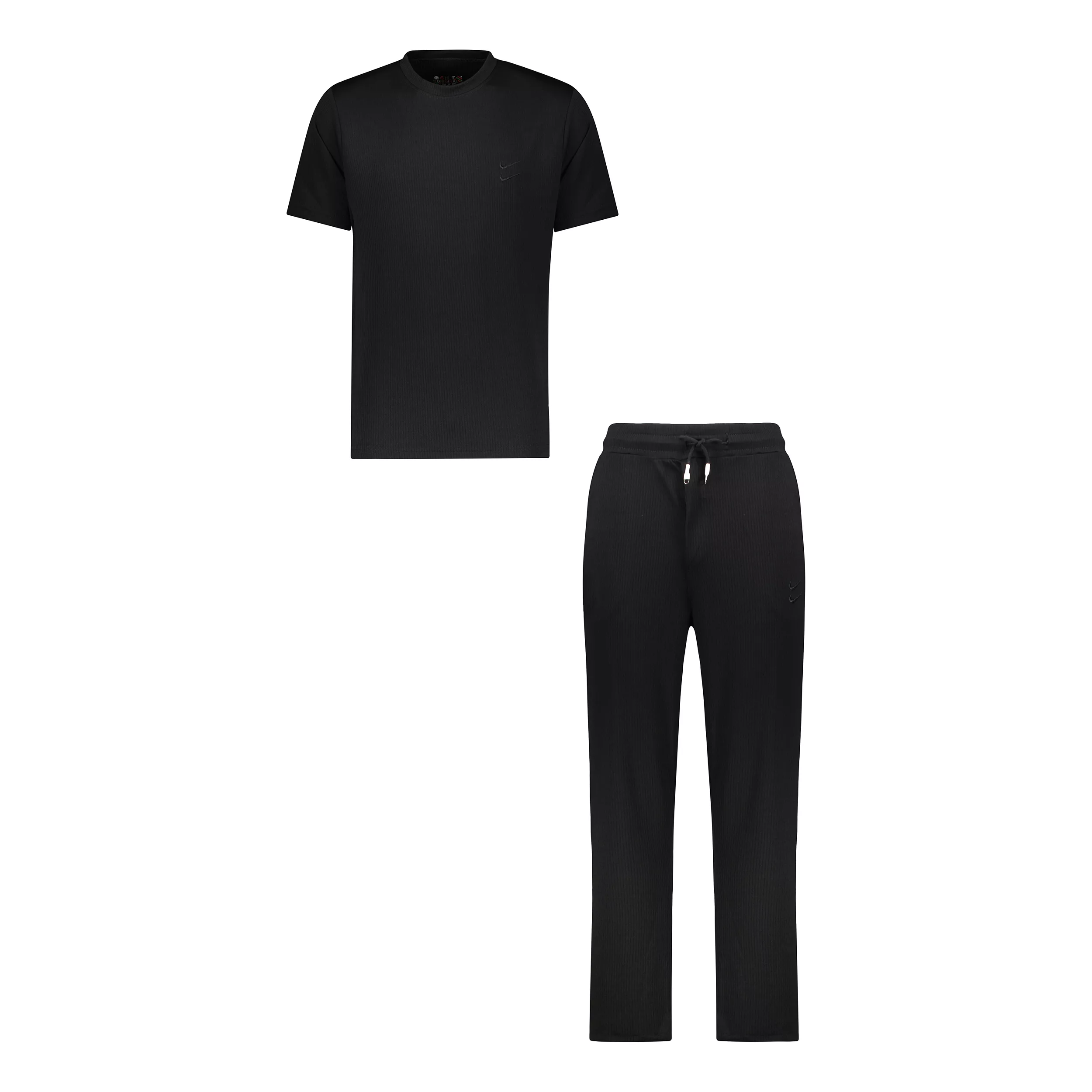 ست تی شرت آستین کوتاه و شلوار راحتی مردانه کد 202406