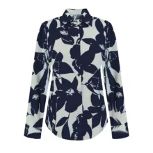 شومیز آستین بلند زنانه شین مدل گلدار 20328503