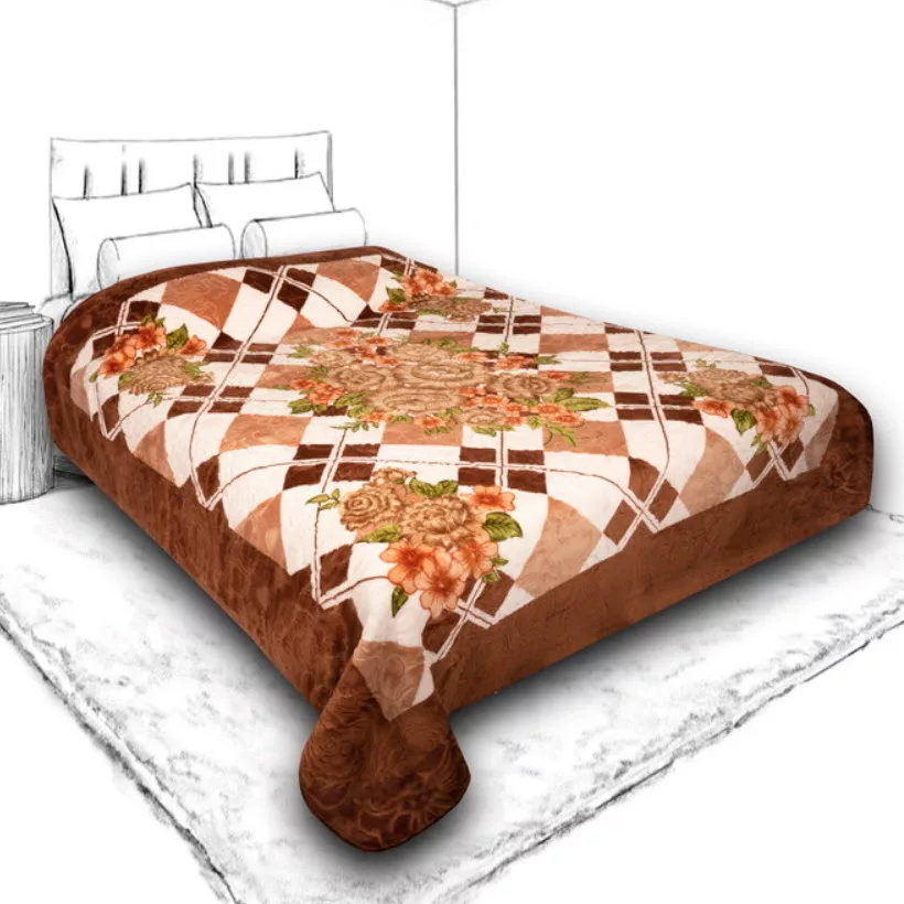 پتو دو نفره گلبافت مدل برترکد127 سایز 220x240 سانتی‌متر