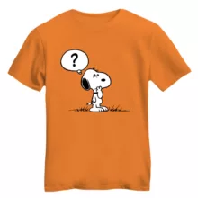 تی شرت آستین کوتاه زنانه مدل اسنوپی کد ۳۵ رنگ نارنجی