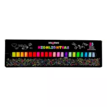 ماژیک علامت گذار اسکول فنس مدل استند دار بسته 23 عددی