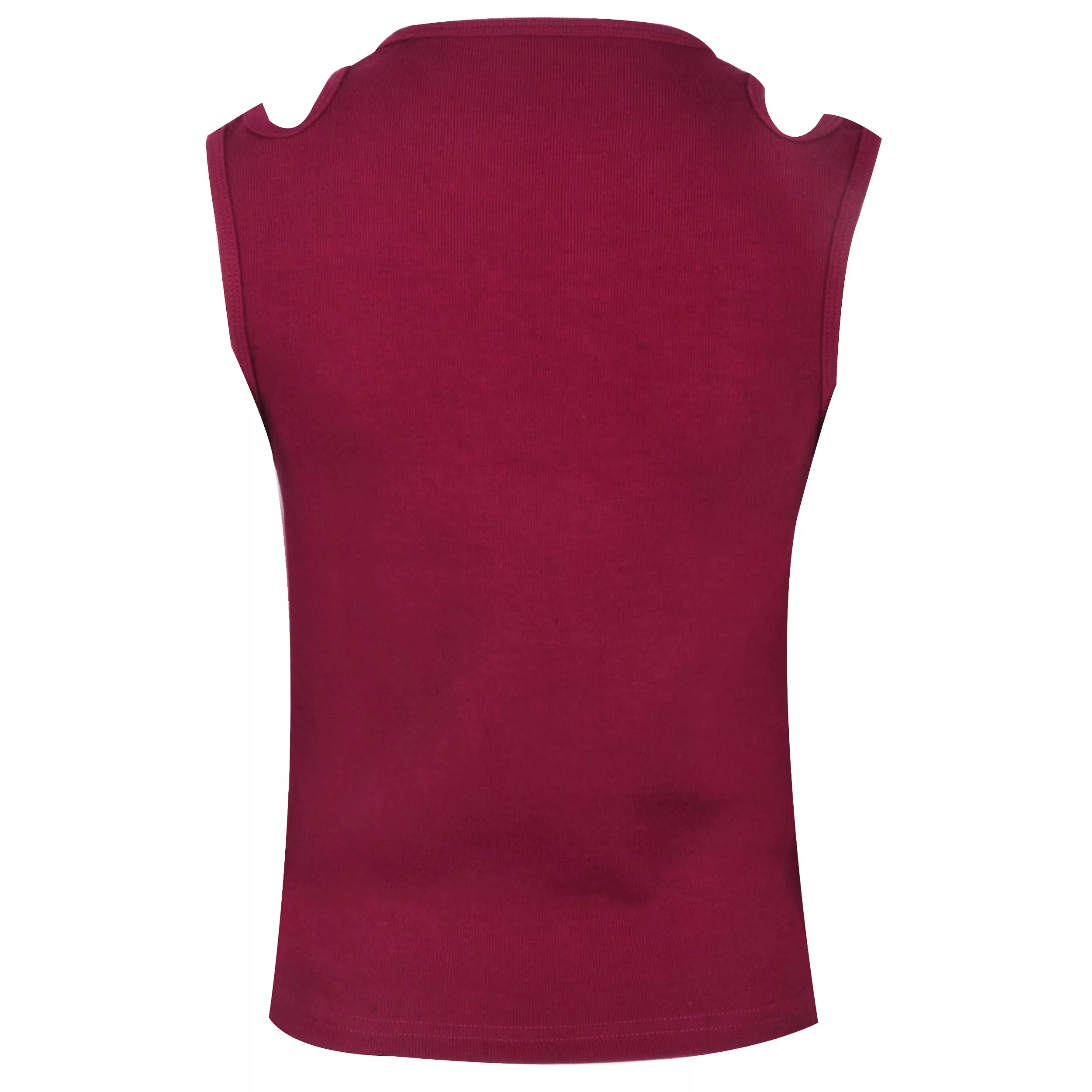 تاپ زنانه کانتکس مدل 249010836 نخ پنبه کبریتی رنگ زرشکی