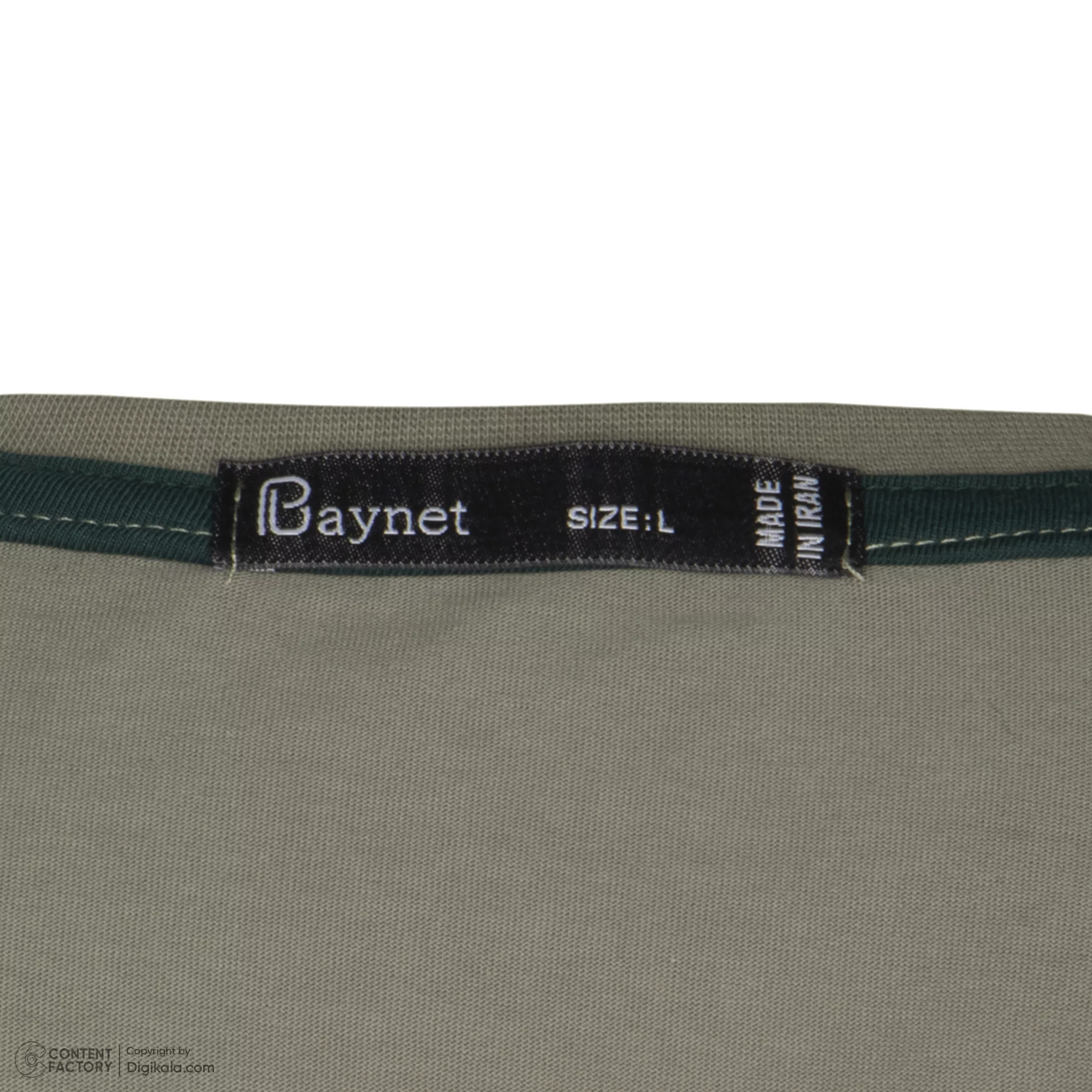 تی شرت آستین کوتاه مردانه باینت مدل 764-3 رنگ سبز روشن