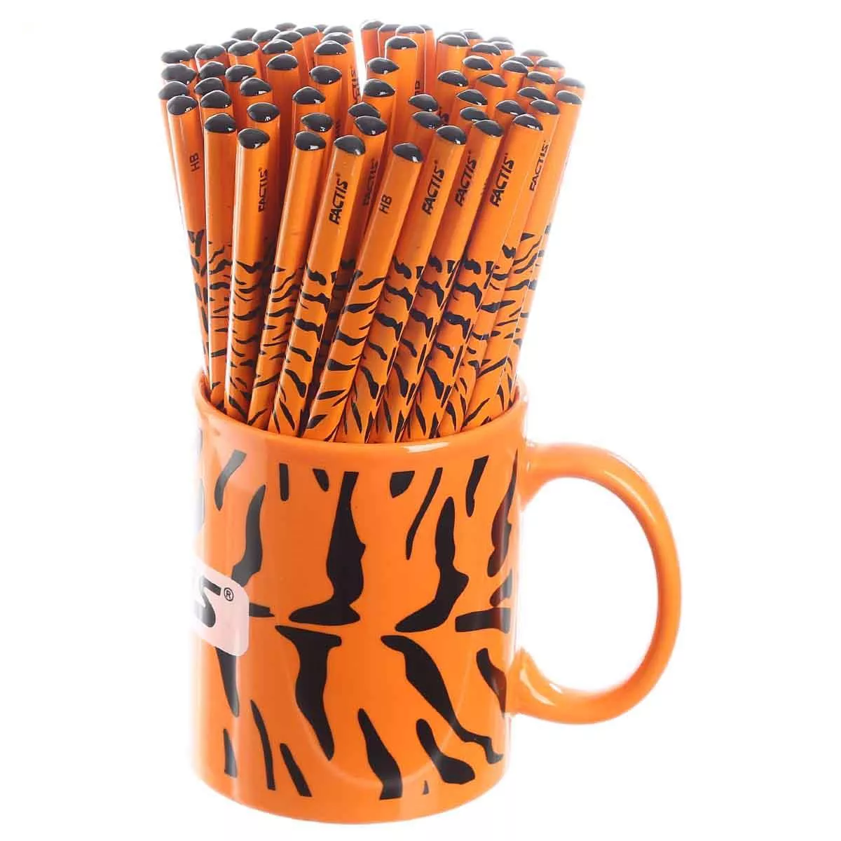 مداد مشکی فکتیس طرح cheetah بسته 72 عددی