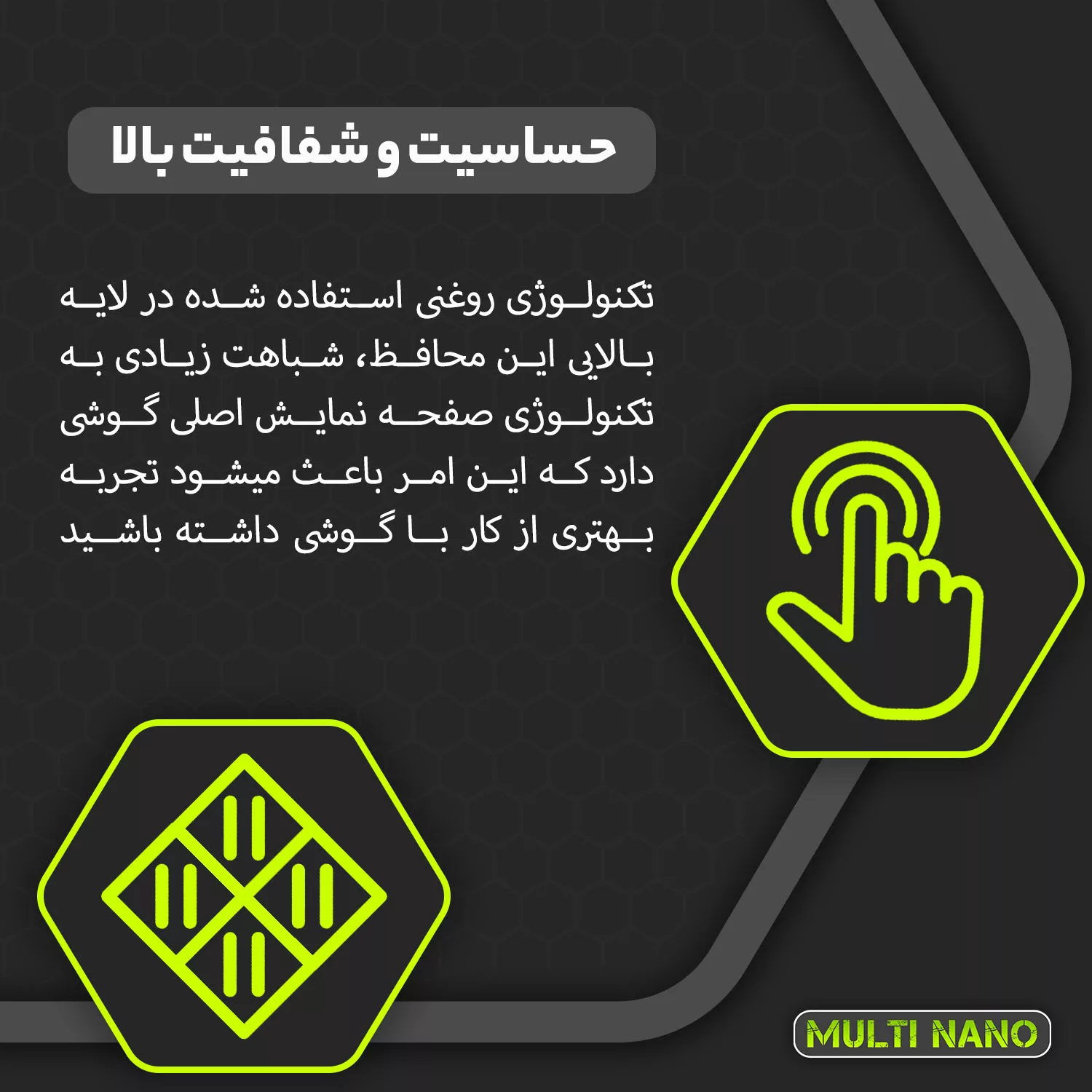 محافظ صفحه نمایش خودرو مولتی نانو مدل X-S1N مناسب برای خودرو کی ام سی X5