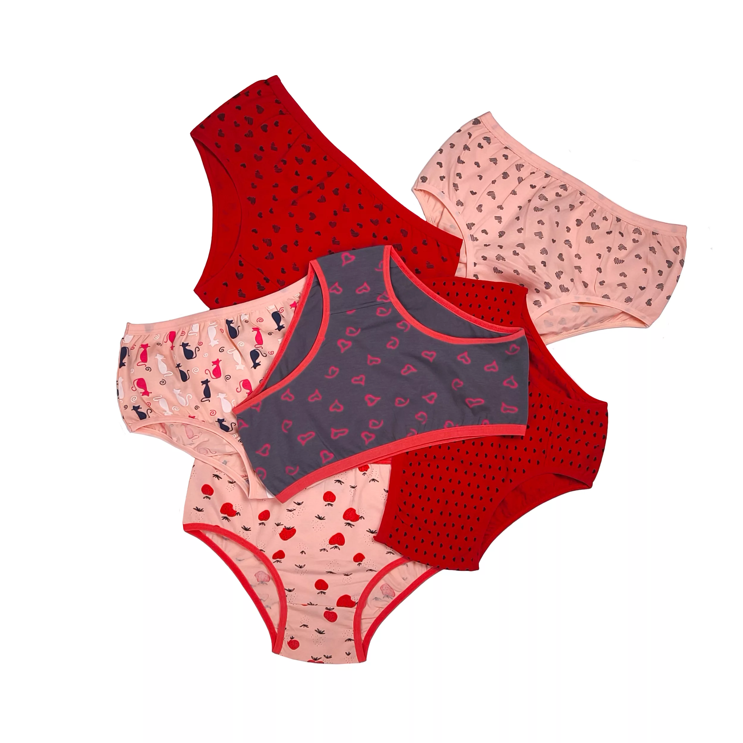 شورت زنانه مدل مرجان بسته ۶ عددی