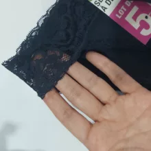 شورت زنانه اسمارا مدل نخی دانتل مجموعه ۵ عددی