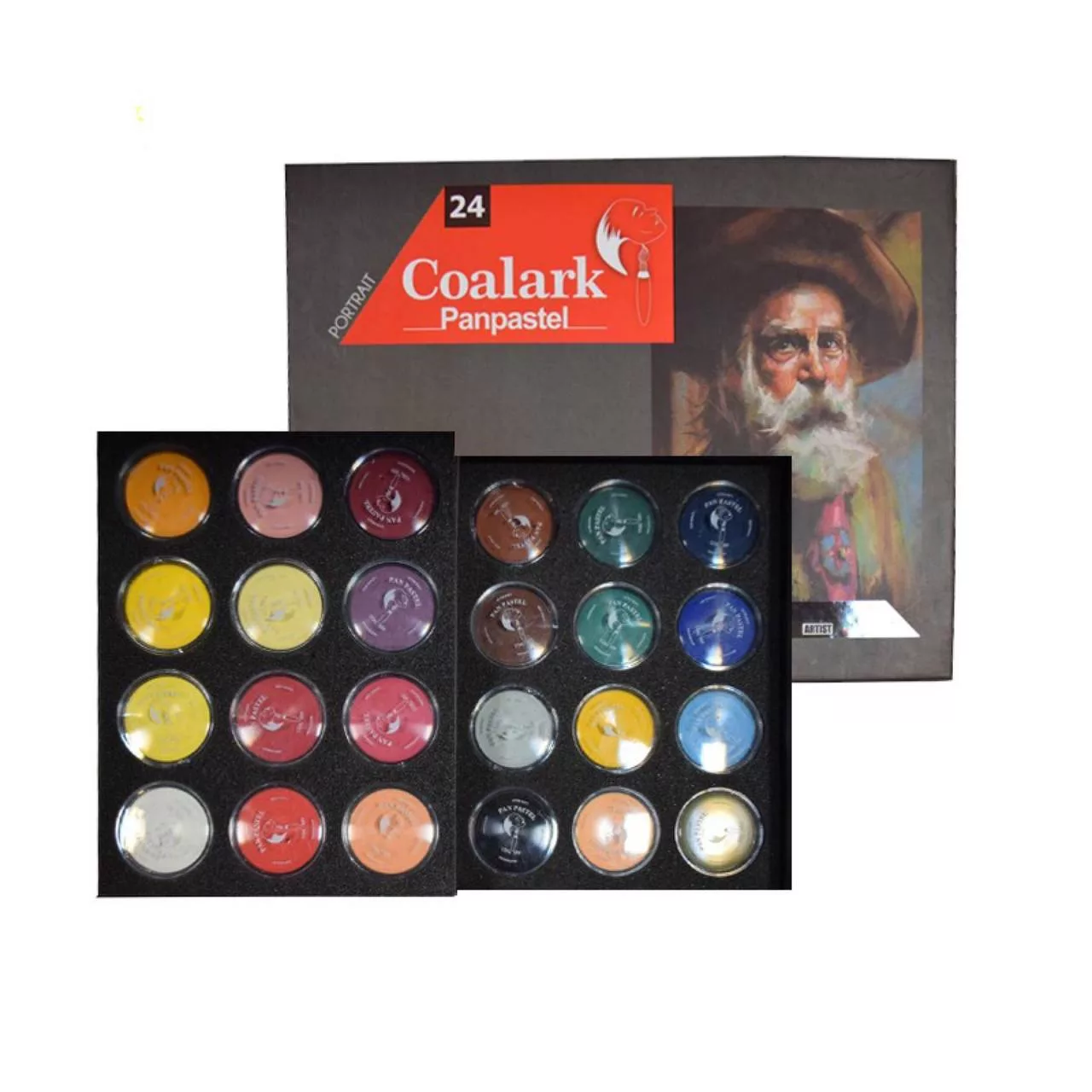 پاستل 24 رنگ کلارک مدل پن پاستل