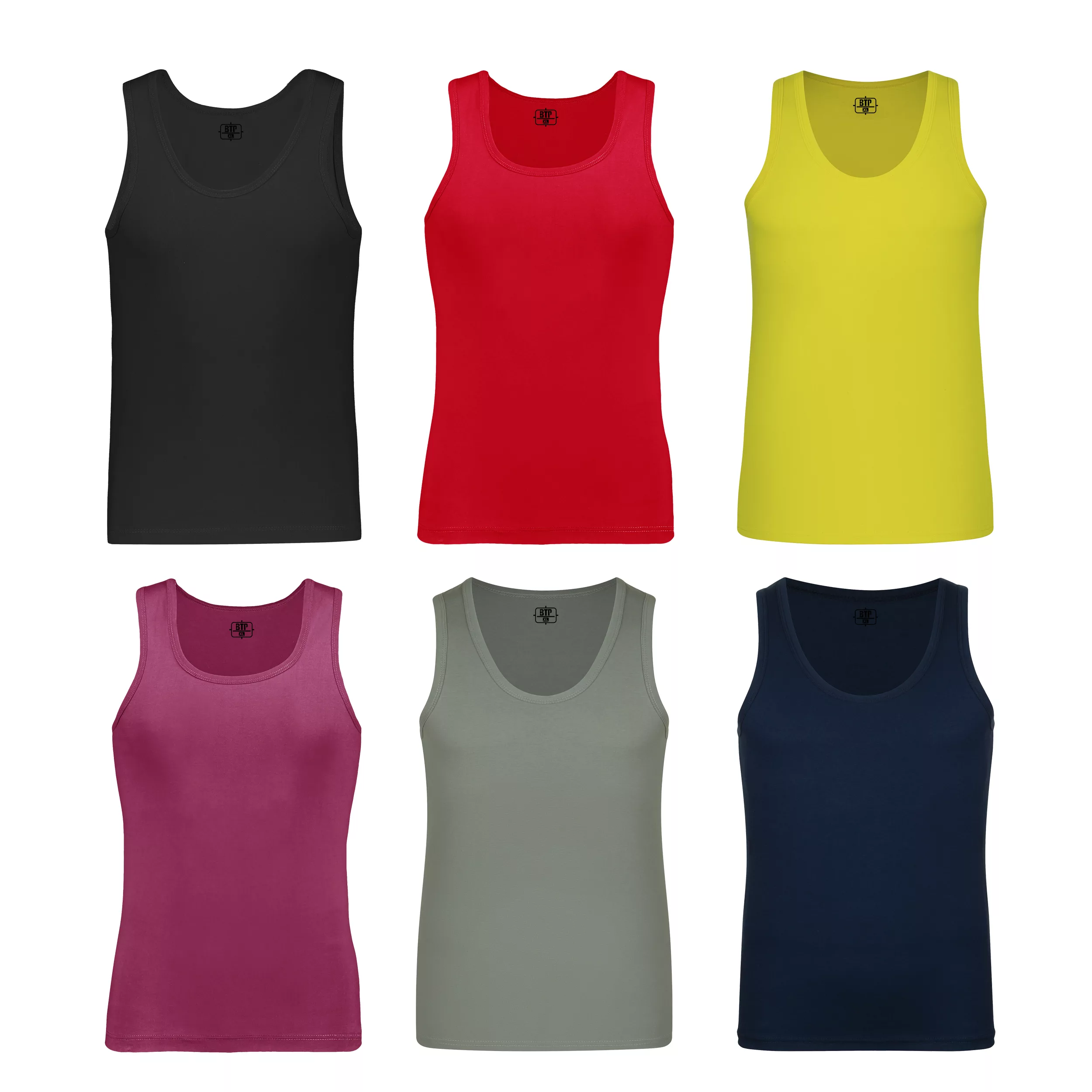 زیرپوش مردانه برهان تن پوش مدل 01-R-6 مجموعه 6 عددی