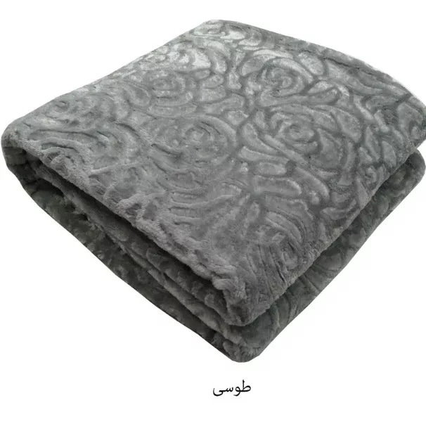 پتو مسافرتی گلبافت مدل گل رز سایز 145×210 سانتی متر