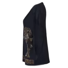 بلوز آستین بلند زنانه مدل پلنگی 534